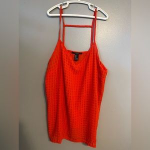 Size small red tank top